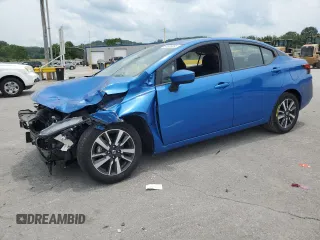 2021 Nissan Versa SV with VIN 3N1CN8EV9ML824785, listed as a Copart auction lot 60909395 with 72,621 mi miles and Salvage title. Bid and sale history available at DreamBid. Image 1.