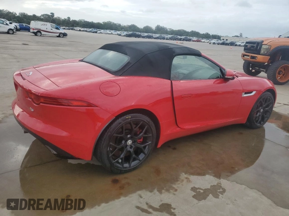 2014 Jaguar F-Type S with VIN SAJWA6FC1E8K01248, listed as a Copart auction lot 74448744 with Not Provided miles and Salvage Title. Bid and sale history available at DreamBid. Image 3.