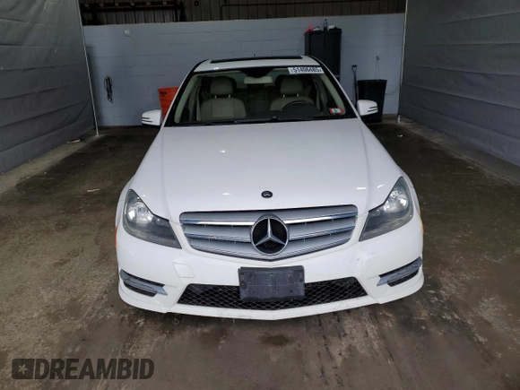 2013 Mercedes-Benz C 300 Sport with VIN WDDGF8AB2DR295864, listed as a Copart auction lot 51406485 with 133,815 mi miles and Salvage Title. Bid and sale history available at DreamBid. Image 5.
