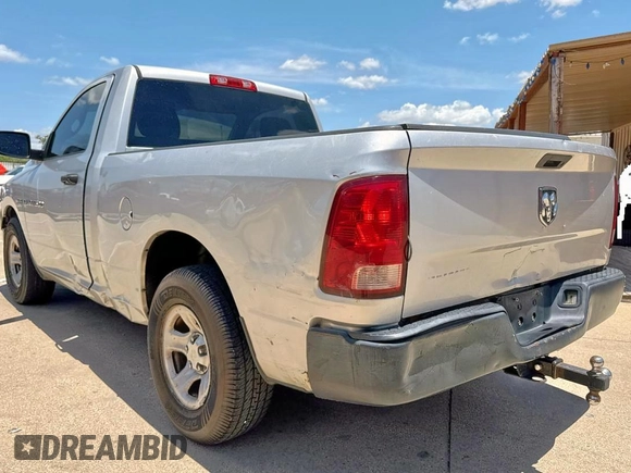 2012 Ram 1500 Express with VIN 3C6JD6AT9CG280092, listed as a Copart auction lot 63375375 with 222,501 mi miles and Clean title. Bid and sale history available at DreamBid. Image 3.