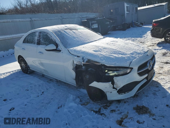 2023 Mercedes-Benz C 300 with VIN W1KAF4HB6PR141621, listed as a Copart auction lot 89319875 with 18,962 mi miles and Salvage Title. Bid and sale history available at DreamBid. Image 4.