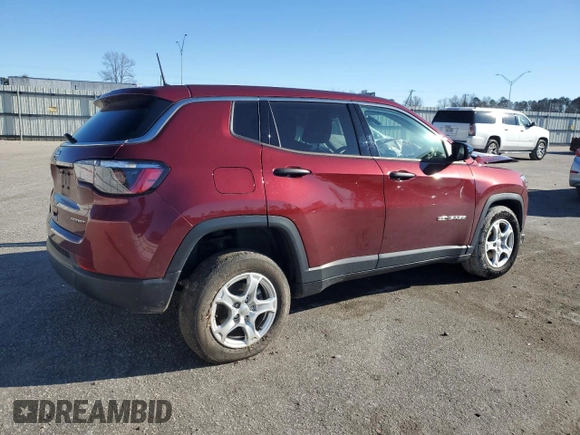 2022 Jeep Compass Sport z VIN 3C4NJDAB3NT215599, wystawiony jako Copart lot #86725414 z przebiegiem 38 298 mil mil oraz Szkoda całkowita • Salvage title. Historia ofert i sprzedaży dostępna na DreamBid. Obrazek 3.