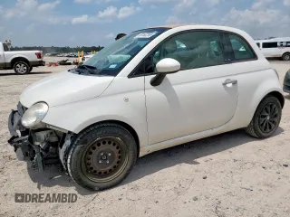 2012 FIAT 500 Pop with VIN 3C3CFFDR2CT382356, listed as a Copart auction lot 58162255 with 199,031 mi miles and Salvage title. Bid and sale history available at DreamBid. Image 1.