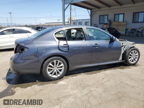 2007 Infiniti G35 Sport with VIN JNKBV61E87M700339, listed as a Copart auction lot 70239704 with Not Provided miles and Salvage Title. Bid and sale history available at DreamBid. Image 3.