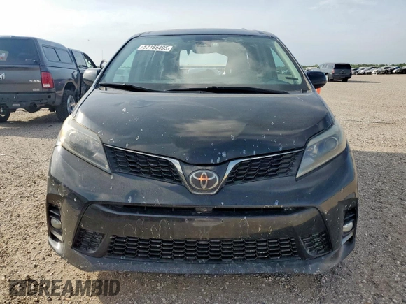 2018 Toyota Sienna SE with VIN 5TDXZ3DC4JS916138, listed as a Copart auction lot 57165495 with 120,764 mi miles and Salvage title. Bid and sale history available at DreamBid. Image 5.