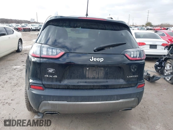 2019 Jeep Cherokee Limited with VIN 1C4PJMDX6KD440665, listed as a IAAI auction lot 41725422 with 95,116 mi miles. Bid and sale history available at carsss.com. Image 16.
