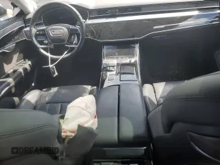 2021 Audi A8 with VIN WAU8DAF81MN030382, listed as a Copart auction lot 57970674 with 36,071 mi miles and Salvage Title. Bid and sale history available at carsss.com. Image 8.