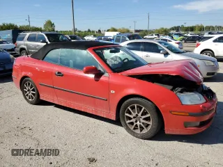 2004 Saab 9-3 Arc z VIN YS3FD79Y046003444, wystawiony jako Copart lot #72496634 z przebiegiem 116 540 mil mil oraz Szkoda całkowita • Salvage title. Historia ofert i sprzedaży dostępna na DreamBid. Obrazek 4.