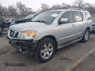2008 Nissan Armada SE z VIN 5N1AA08C38N601641, wystawiony jako IAAI lot #41569296 z przebiegiem 223 865 mil mil oraz . Historia ofert i sprzedaży dostępna na DreamBid. Obrazek 18.