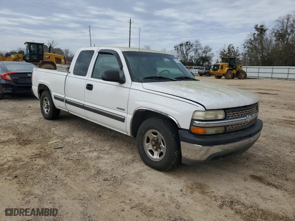 1999 Chevrolet Silverado 1500 LS with VIN 2GCEC19V9X1194592, listed as a Copart auction lot 45984125 with 182,010 mi miles and Clean Title. Bid and sale history available at carsss.com. Image 4.