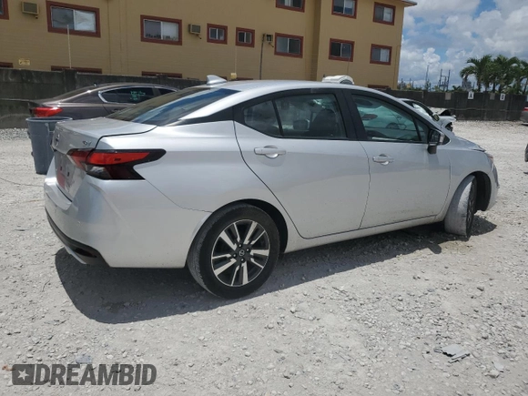 2021 Nissan Versa SV with VIN 3N1CN8EV9ML878622, listed as a Copart auction lot 62335025 with 88,278 mi miles and Non repairable. Bid and sale history available at DreamBid. Image 3.