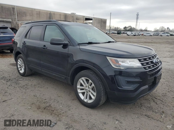 2017 Ford Explorer with VIN 1FM5K8BHXHGD00385, listed as a Copart auction lot 49207095 with 125,356 mi miles and Salvage Title. Bid and sale history available at carsss.com. Image 4.