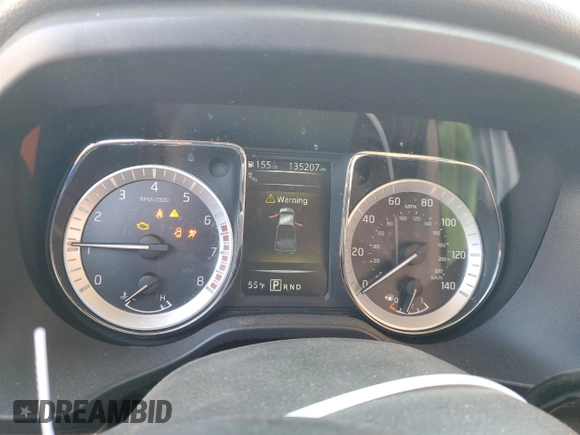2017 Nissan Titan SL with VIN 1N6AA1E6XHN536809, listed as a Copart auction lot 47956345 with 135,207 mi miles and Salvage title. Bid and sale history available at DreamBid. Image 9.