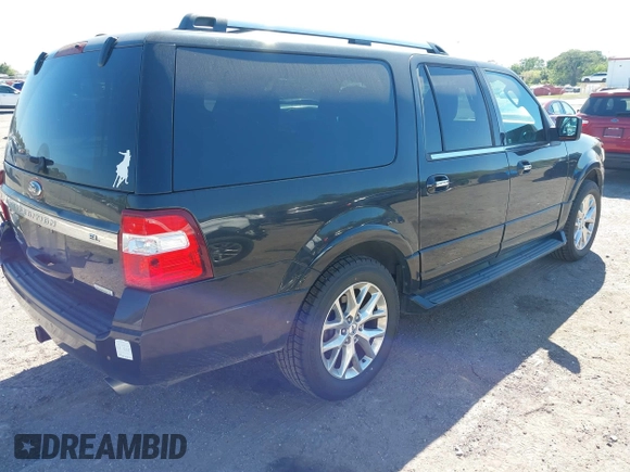 2015 Ford Expedition Max Limited with VIN 1FMJK2AT1FEF07080, listed as a IAAI auction lot 41833188 with 158,618 mi miles and . Bid and sale history available at DreamBid. Image 4.