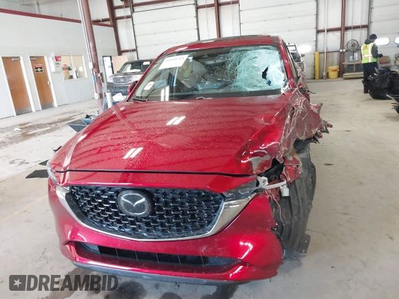 2024 Mazda CX-5 2.5 S Premium Package with VIN JM3KFBDL8R0470661, listed as a IAAI auction lot 41410715 with 14,100 mi miles. Bid and sale history available at carsss.com. Image 12.
