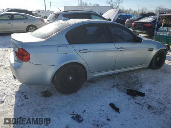 2008 BMW 3 Series M3 with VIN WBSVA93548E215872, listed as a Copart auction lot 88945255 with Not provided miles and Clean title. Bid and sale history available at DreamBid. Image 3.