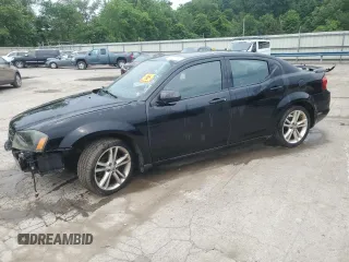 2013 Dodge Avenger SXT with VIN 1C3CDZCG3DN508085, listed as a Copart auction lot 60451605 with 117,032 mi miles and Salvage title. Bid and sale history available at DreamBid. Image 1.