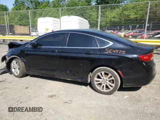 2015 Chrysler 200 Limited with VIN 1C3CCCAB3FN504967, listed as a Copart auction lot 56356125 with 153,067 mi miles and Salvage title. Bid and sale history available at DreamBid. Image 2.