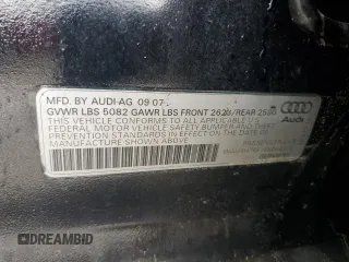 2008 Audi A6 z VIN WAUAH74F18N048378, wystawiony jako Copart lot #73824564 z przebiegiem 177 142 mil mil oraz Nie do naprawy • Non repairable. Historia ofert i sprzedaży dostępna na DreamBid. Obrazek 13.