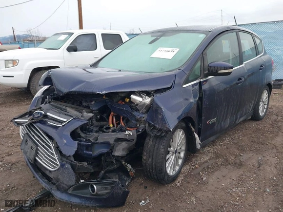 2016 Ford C-Max Energi SEL with VIN 1FADP5CU6GL108873, listed as a IAAI auction lot 41744658 with 1 mi miles. Bid and sale history available at carsss.com. Image 6.