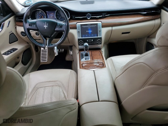 2014 Maserati Quattroporte GTS with VIN ZAM56PPA8E1073092, listed as a Copart auction lot 52827045 with 51,304 mi miles and Salvage Title. Bid and sale history available at carsss.com. Image 8.