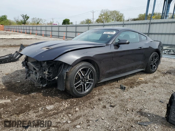 2022 Ford Mustang EcoBoost z VIN 1FA6P8TH6N5111321, wystawiony jako Copart lot #55021925 z przebiegiem 58 149 mil mil oraz Szkoda całkowita • Salvage title. Historia ofert i sprzedaży dostępna na DreamBid. Obrazek 1.