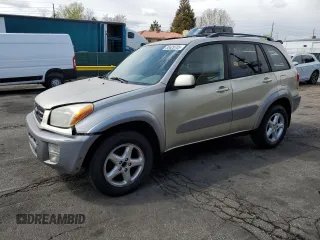 2001 Toyota RAV4 with VIN JTEHH20V716010702, listed as a Copart auction lot 55429705 with 248,122 mi miles and Salvage title. Bid and sale history available at DreamBid. Image 1.