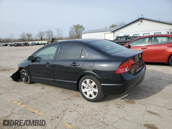 2007 Honda Civic Sdn LX with VIN 1HGFA16587L135771, listed as a Copart auction lot 51303115 with 174,251 mi miles and Salvage Title. Bid and sale history available at carsss.com. Image 2.