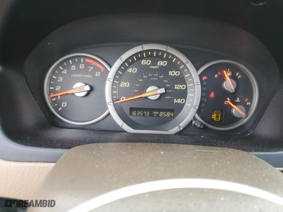 2007 Honda Pilot LX with VIN 5FNYF28197B042611, listed as a Copart auction lot 45709445 with 163,573 mi miles and Salvage Title. Bid and sale history available at carsss.com. Image 9.