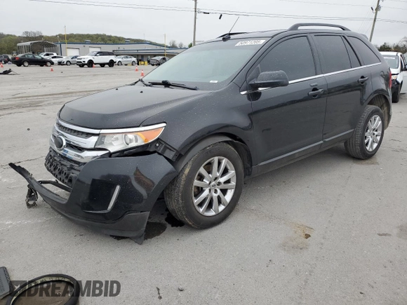2012 Ford Edge Limited with VIN 2FMDK3KCXCBA48141, listed as a Copart auction lot 50971205 with 194,518 mi miles and Salvage Title. Bid and sale history available at carsss.com. Image 1.