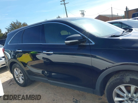2019 Kia Sorento LX with VIN 5XYPG4A36KG538256, listed as a IAAI auction lot 41601031 with 1 mi miles. Bid and sale history available at carsss.com. Image 13.