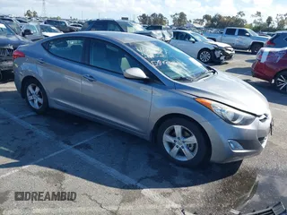 2013 Hyundai Elantra Limited with VIN KMHDH4AE6DU493169, listed as a IAAI auction lot 41507048 with 89,404 mi miles and . Bid and sale history available at DreamBid. Image 1.