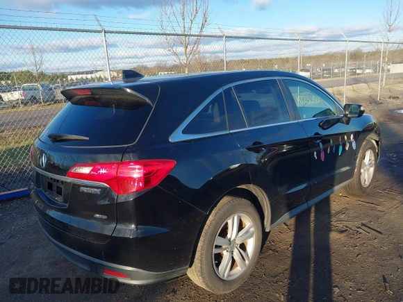 2013 Acura RDX with VIN 5J8TB4H3XDL019481, listed as a IAAI auction lot 41235509 with 129,024 mi miles. Bid and sale history available at carsss.com. Image 4.