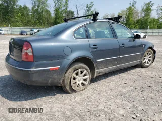 2004 Volkswagen Passat GLS with VIN WVWPD63B44P054997, listed as a Copart auction lot 60442705 with 238,851 mi miles and Salvage title. Bid and sale history available at DreamBid. Image 3.