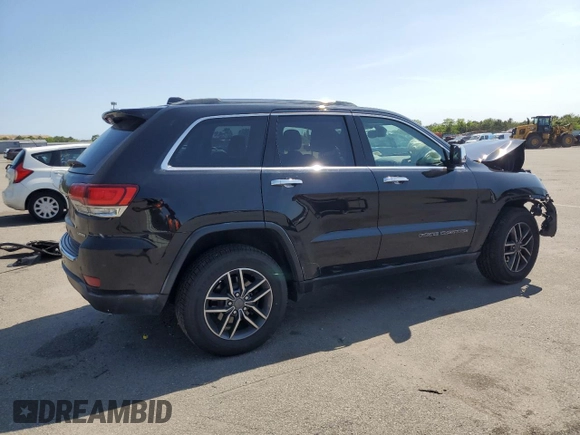 2020 Jeep Grand Cherokee Limited with VIN 1C4RJFBG7LC150224, listed as a Copart auction lot 59546425 with 51,296 mi miles and Salvage title. Bid and sale history available at DreamBid. Image 3.