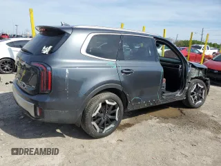 2024 Kia Telluride EX with VIN 5XYP3DGC5RG462803, listed as a Copart auction lot 54302705 with 23,599 mi miles and Salvage title. Bid and sale history available at DreamBid. Image 3.