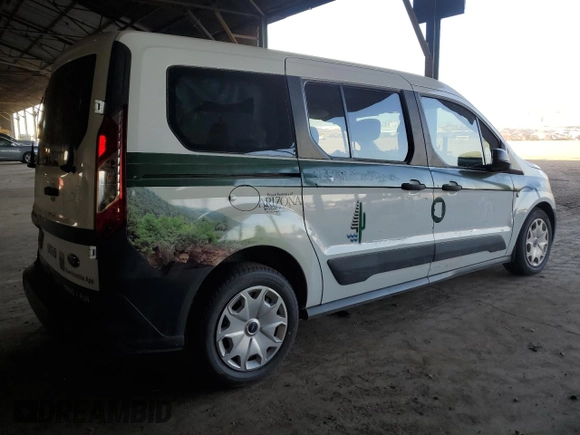 2018 Ford Transit Connect XL with VIN NM0GS9E73J1353974, listed as a Copart auction lot 85664194 with 86,108 mi miles and Salvage title. Bid and sale history available at DreamBid. Image 3.