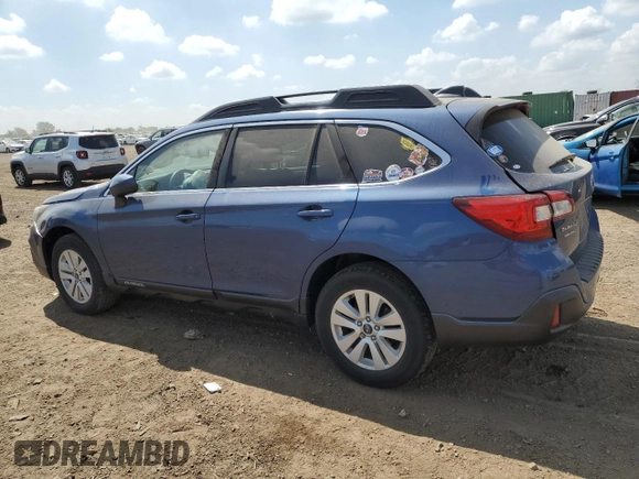 2019 Subaru Outback Premium with VIN 4S4BSAFC1K3345254, listed as a Copart auction lot 56785595 with 91,820 mi miles and Salvage title. Bid and sale history available at DreamBid. Image 2.