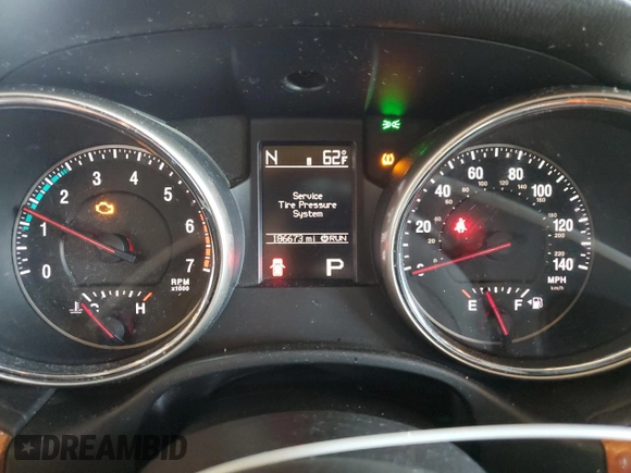 2013 Jeep Grand Cherokee Overland with VIN 1C4RJECT6DC526743, listed as a Copart auction lot 50203065 with 186,673 mi miles and Salvage Title. Bid and sale history available at DreamBid. Image 9.