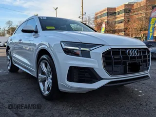 2019 Audi Q8 Premium with VIN WA1AVAF15KD025669, listed as a Copart auction lot 44674885 with 48,524 mi miles and Clean Title. Bid and sale history available at carsss.com. Image 1.