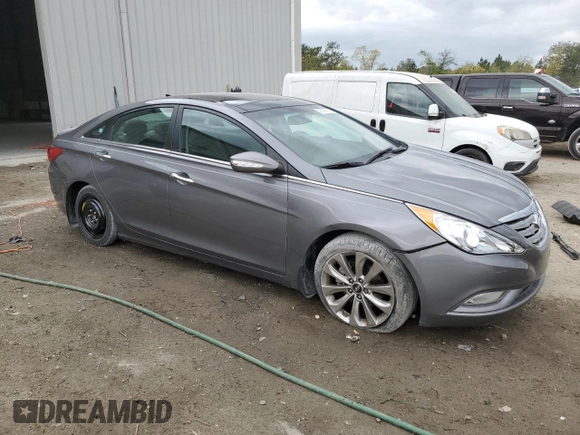 2012 Hyundai Sonata Limited with VIN 5NPEC4AB1CH469982, listed as a Copart auction lot 49696665 with 40,135 mi miles and Salvage Title. Bid and sale history available at DreamBid. Image 4.
