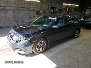 2017 Honda Civic Sedan LX with VIN 2HGFC2F5XHH511224, listed as a Copart auction lot 50261825 with 43,907 mi miles and Salvage Title. Bid and sale history available at carsss.com. Image 1.