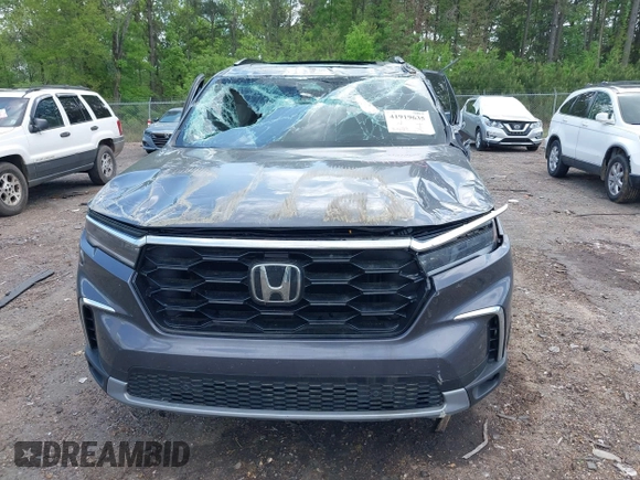 2024 Honda Pilot Touring with VIN 5FNYG2H7XRB014420, listed as a IAAI auction lot 41919635 with Not provided miles and . Bid and sale history available at DreamBid. Image 6.