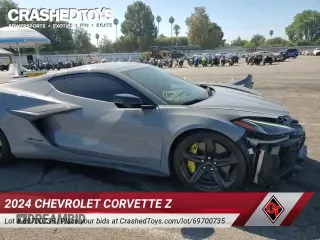 2024 Chevrolet Corvette 1LZ with VIN 1G1YD2D39R5609507, listed as a Copart auction lot 69700735 with 2,721 mi miles and Salvage title. Bid and sale history available at DreamBid. Image 18.