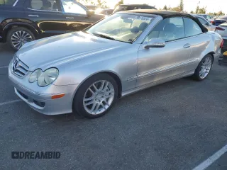2009 Mercedes-Benz CLK 350 with VIN WDBTK56F19T103440, listed as a Copart auction lot 79776024 with 86,340 mi miles and Salvage Title. Bid and sale history available at DreamBid. Image 1.