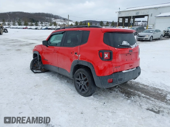 2021 Jeep Renegade Latitude with VIN ZACNJDBBXMPM69912, listed as a IAAI auction lot 41263719 with 48,877 mi miles. Bid and sale history available at carsss.com. Image 3.