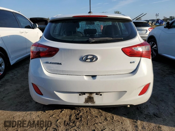 2017 Hyundai Elantra GT with VIN KMHD35LH1HU368999, listed as a Copart auction lot 72792634 with 0 mi miles and Salvage Title. Bid and sale history available at carsss.com. Image 6.