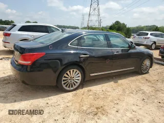 2015 Hyundai Equus Signature with VIN KMHGH4JH5FU094120, listed as a Copart auction lot 63238345 with 103,658 mi miles and Salvage title. Bid and sale history available at DreamBid. Image 3.