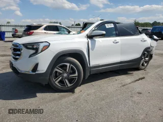 2019 GMC Terrain SLT with VIN 3GKALPEV0KL180390, listed as a Copart auction lot 48875865 with 64,602 mi miles and Salvage Title. Bid and sale history available at carsss.com. Image 1.