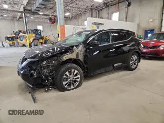 2017 Nissan Murano SL z VIN 5N1AZ2MH9HN158188, wystawiony jako Copart lot #58381815 z przebiegiem 126 272 mil mil oraz Szkoda całkowita • Salvage title. Historia ofert i sprzedaży dostępna na DreamBid. Obrazek 1.